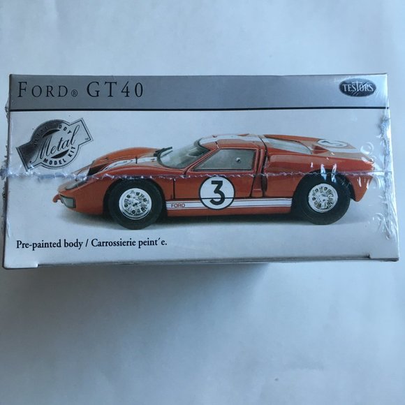 Testor Metal Body Model Kit Ford GT40 Sealed Box circa 2002 - Picture 5 of 8
